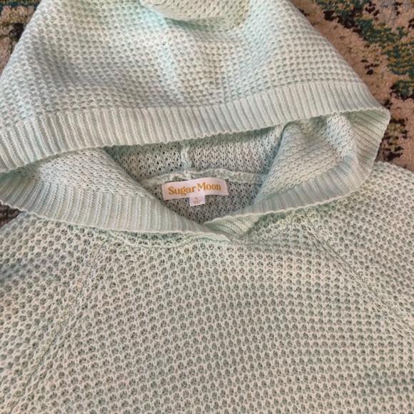 Sugar Moon Mint Waffle Knit Lounge Set - Picture 3 of 3